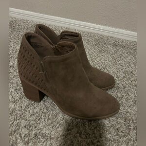 Women’s booties with heel. Size 8.5